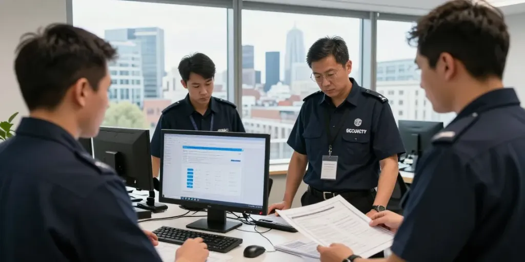 Corporate Security assessment by trusted local providers ensuring safety for nearby businesses.
