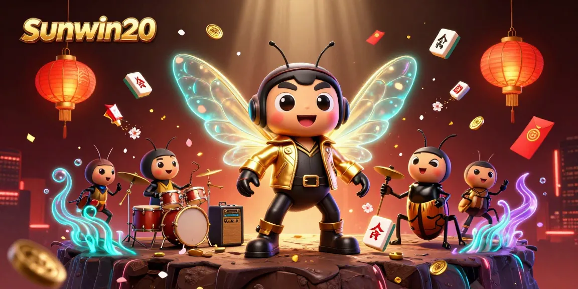 Experience thrilling gameplay at sunwin20 with vibrant characters and dynamic elements in this stunning 3D illustration.